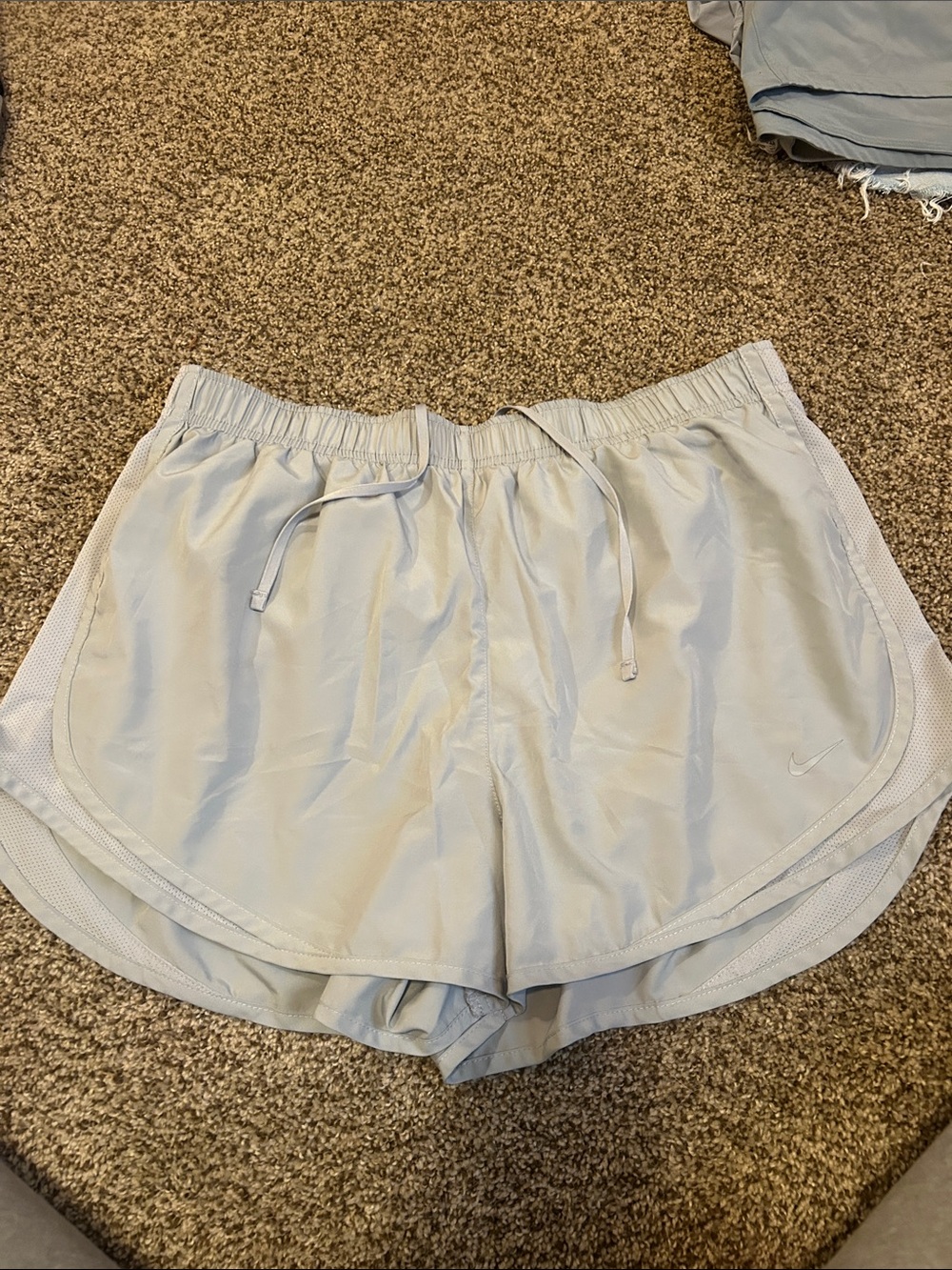 Nike Women’s Light Gray Athletic Running Shorts